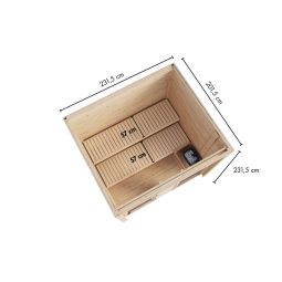 Karibu Woodfeeling Maison de sauna 5