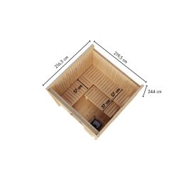 Karibu Woodfeeling Maison de sauna 3