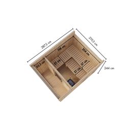 Karibu Woodfeeling Maison de sauna 4
