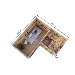 Karibu Woodfeeling Maison de sauna 6