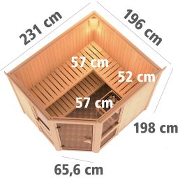 Sauna Karibu Amelia 3 8