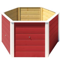 Jardinière surélevée en bois 6 7