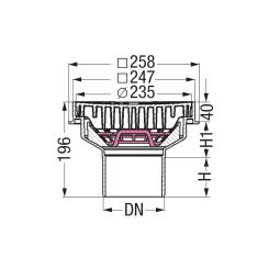 Siphon de cave KESSEL Ecoguss 3