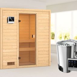 Sauna Karibu Woodfeeling Selena 3