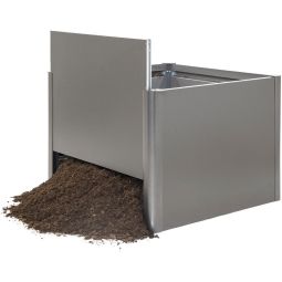 Potager surélevé métal, Biohort gris 14