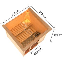 Sauna Karibu Woodfeeling Jutta 7