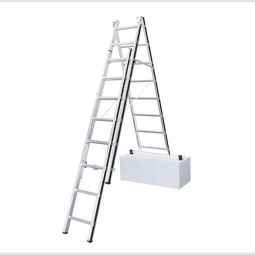 Échelle transformable 3 plans aluminium 4