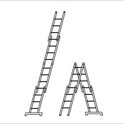 Échelle télescopique aluminium Hymer ALU-PRO 5