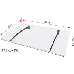 Auvent de porte d'entrée, gutta, 3