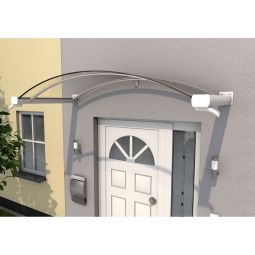 Auvent de porte d'entrée cintré 3