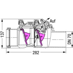 Clapet anti-retour à double vanne 4
