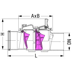 Clapet anti-retour à double vanne 3