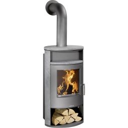 Justus cheminée Island Aqua avec 4