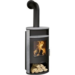 Justus cheminée Island Aqua avec 9