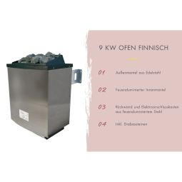 Maison de sauna Karibu Cuben 12