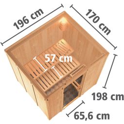 Sauna Karibu Daria 8