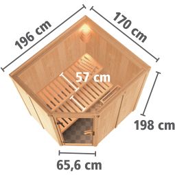 Sauna Karibu Lilja 9