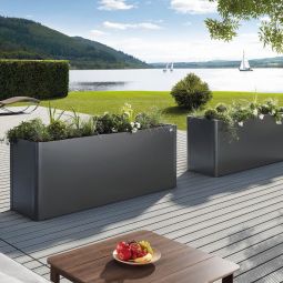 Jardinière Biohort Belvedere gris foncé 9