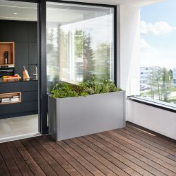 Jardinière Biohort Belvedere coloris quartz 8