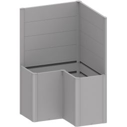 Brise-vue potager en forme de 3