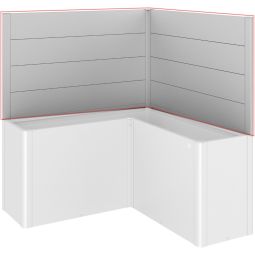 Brise-vue potager en forme de 4