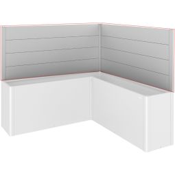 Brise-vue potager en forme de 6