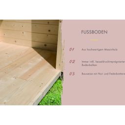 Sauna tonneau Karibu 1 naturel 9