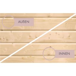 Sauna tonneau Karibu 2 naturel 8