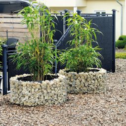Carré potager en gabion rond 4