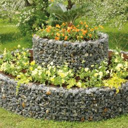 Carré potager en gabion rond 5