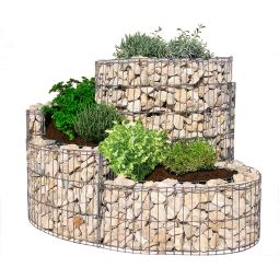Petite spirale d'herbes bellissa gabion 4