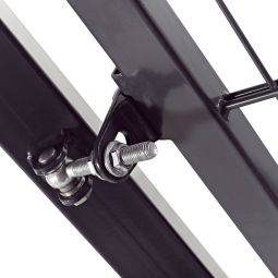 Portillon grille anthracite foncé à 4