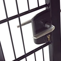 Portillon grille anthracite foncé à 5