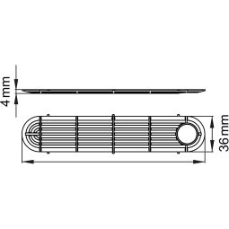 Crépine à cheveux ACO ShowerDrain 3