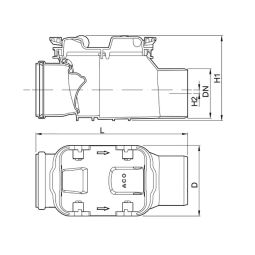 Clapet anti-retour simple ACO Triplex 3