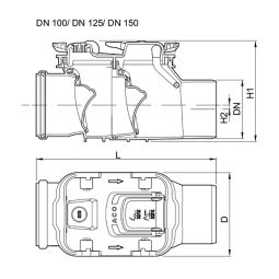 Clapet anti-retour à double vanne 4