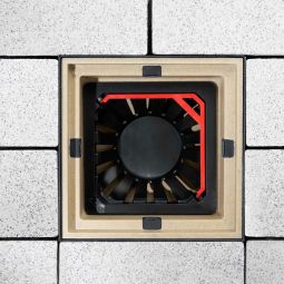 Seau de feuilles, siphon de 4