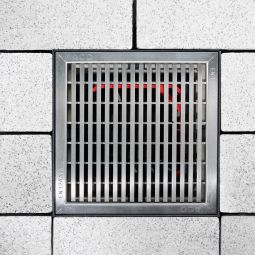 Grille acier inoxydable ACO Self 4