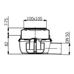 Siphon de douche plat, set 3