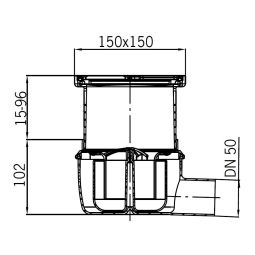 Siphon de douche kit complet 3