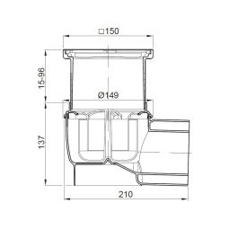 Siphon de douche kit complet 4