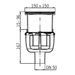 Système d'évacuation complet ACO Easyflow 3