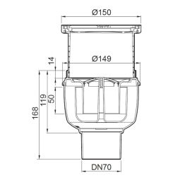 Système d'évacuation complet ACO Easyflow 4