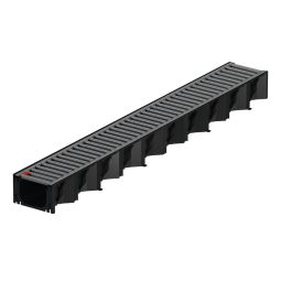Grille caniveau acier galvanisé anthracite 4