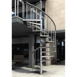 Escalier extérieur colimaçon DOLLE Gardenspin 3
