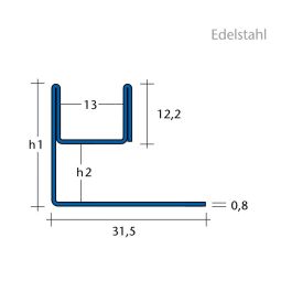 BLANKE Profil pour carrelage profil 3