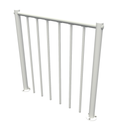 Garde-corps droit pour escalier Minka 4