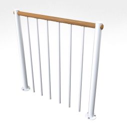 Minka Garde-corps blanc droit à 4