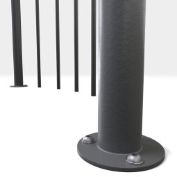 Minka balustrade grise avec barres 7