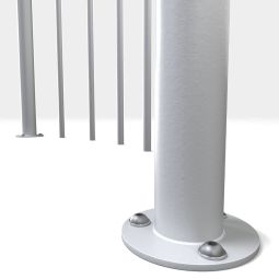 Minka Garde-corps blanc rond à 7